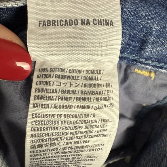 Hollister Shorts Womens 29/9 Blue Cut Offs Denim Ripped Distressed Medium Wash - Picture 5 of 9